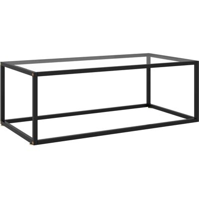 vidaXL Couchtisch Schwarz mit Sicherheitsglas - Couchtisch vidaXL Couchtisch Schwarz mit Sicherheitsglas - Couchtisch