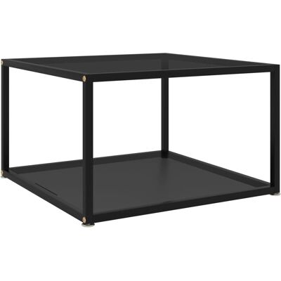 vidaXL Couchtisch Schwarz 60x60x35 cm Sicherheitsglas vidaXL Couchtisch Schwarz 60x60x35 cm Sicherheitsglas