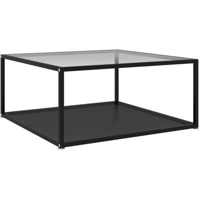 vidaXL - 322896 - Transparent - Schwarz - Kaffeetisch vidaXL - 322896 - Transparent - Schwarz - Kaffeetisch