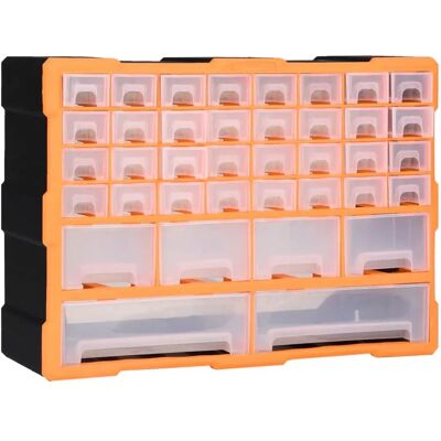 vidaXL Wielofunkcyjny organizer z 38-40 szufladami - wszechstronne przechowywanie vidaXL Wielofunkcyjny organizer z 38-40 szufladami - wszechstronne przechowywanie