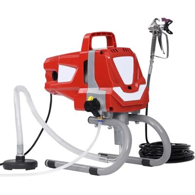 Nova Farbsprüher - 1010 W Hochdruck-Airless - Rot - Innen- & Außenanstrich Nova Farbsprüher - 1010 W Hochdruck-Airless - Rot - Innen- & Außenanstrich