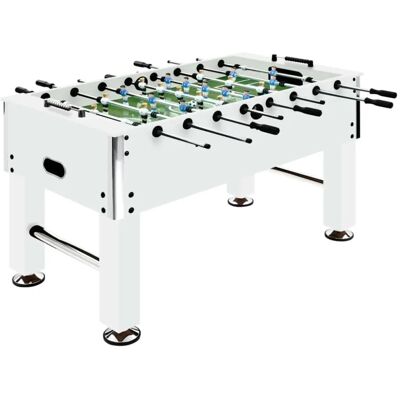 vidaXL Fußballtisch Stahl Weiß Indoor - Fußballspiel vidaXL Fußballtisch Stahl Weiß Indoor - Fußballspiel