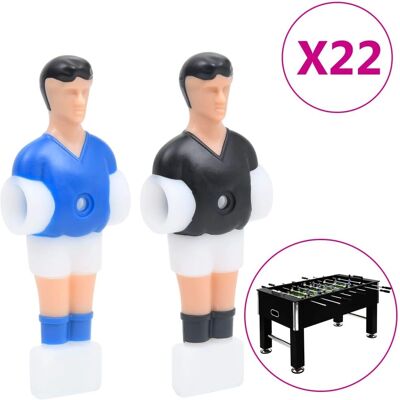 vidaXL Bordfodboldspiller 22 stk - Til stænger på 12,7 mm vidaXL Bordfodboldspiller 22 stk - Til stænger på 12,7 mm