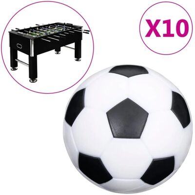 vidaXL 10x Voetbaltafelsballen 32 mm ABS - Tafelvoetbalballen vidaXL 10x Voetbaltafelsballen 32 mm ABS - Tafelvoetbalballen