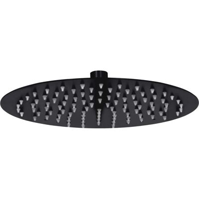 vidaXL Edelstahl Regendusche 25cm Schwarz - Überkopf vidaXL Edelstahl Regendusche 25cm Schwarz - Überkopf