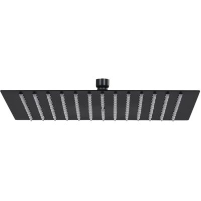 vidaXL Edelstahl Regen-Duschkopf 25x25 cm Schwarz - Duschkopf vidaXL Edelstahl Regen-Duschkopf 25x25 cm Schwarz - Duschkopf