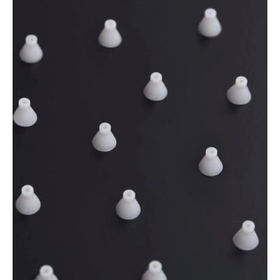 vidaXL Regenduschekopf Edelstahl 30x30 cm Quadratisch Schwarz - Duschkopf vidaXL Regenduschekopf Edelstahl 30x30 cm Quadratisch Schwarz - Duschkopf