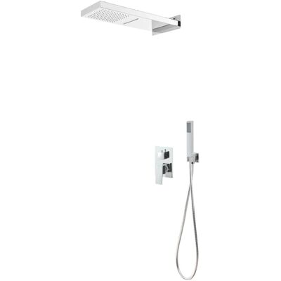 vidaXL Duschsystem Edelstahl 201 Silber - Badezimmer Duschset vidaXL Duschsystem Edelstahl 201 Silber - Badezimmer Duschset