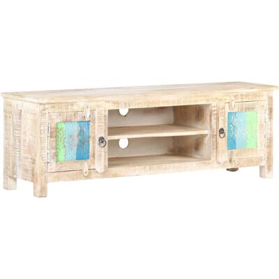 vidaXL TV-kaappi massiivisesta acacianpuusta 120x30x40 cm - Kestävä media-arkisto vidaXL TV-kaappi massiivisesta acacianpuusta 120x30x40 cm - Kestävä media-arkisto