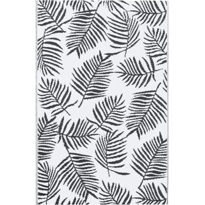 Tappeto da esterni vidaXL bianco e nero 160x230 cm Tappeto da esterni vidaXL bianco e nero 160x230 cm