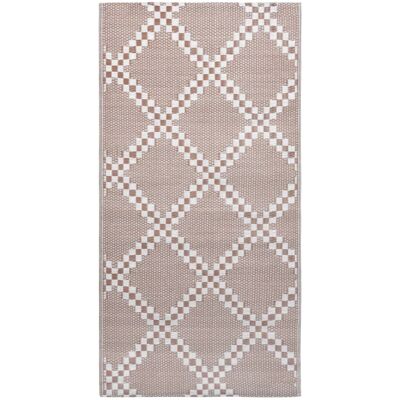 vidaXL Outdoor Carpet Brown 160x230 cm PP Terrace Rug - Outdoor Carpet vidaXL Outdoor Carpet Brown 160x230 cm PP Terrace Rug - Outdoor Carpet