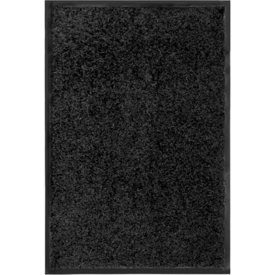 vidaXL Pratelný černý rohožka - 40x60 cm - Zerbino vidaXL Pratelný černý rohožka - 40x60 cm - Zerbino