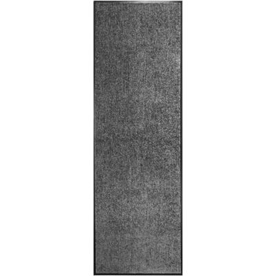 vidaXL Alfombra de Entrada Lavable Antracita - Interior/Exterior, 60x180 cm vidaXL Alfombra de Entrada Lavable Antracita - Interior/Exterior, 60x180 cm