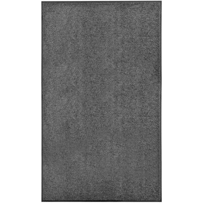 Felpudo Lavable Anthracite vidaXL - 90x150 cm Alfombra de entrada Felpudo Lavable Anthracite vidaXL - 90x150 cm Alfombra de entrada