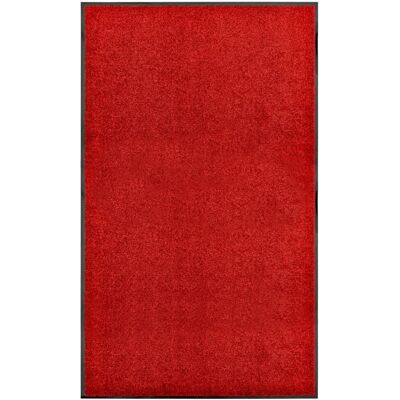 vidaXL Vaskbar rød dørmatte - Indendørs/udendørs - Anti-slip - 90x150 cm vidaXL Vaskbar rød dørmatte - Indendørs/udendørs - Anti-slip - 90x150 cm