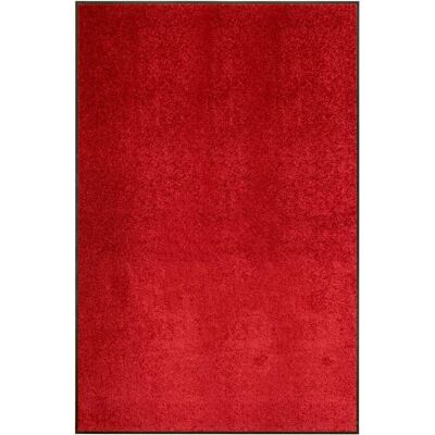 Alfombra de entrada lavable roja vidaXL - para hogar y jardín Alfombra de entrada lavable roja vidaXL - para hogar y jardín