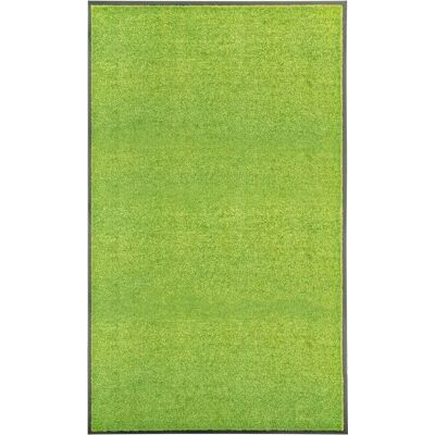 vidaXL Grøn Vaskbar Dørmåtte - 90x150 cm - Indendørs Udendørs vidaXL Grøn Vaskbar Dørmåtte - 90x150 cm - Indendørs Udendørs