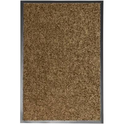 Tapis d’entrée lavable marron vidaXL - Antidérapant, Intérieur/Extérieur - Publicité Tapis d’entrée lavable marron vidaXL - Antidérapant, Intérieur/Extérieur - Publicité