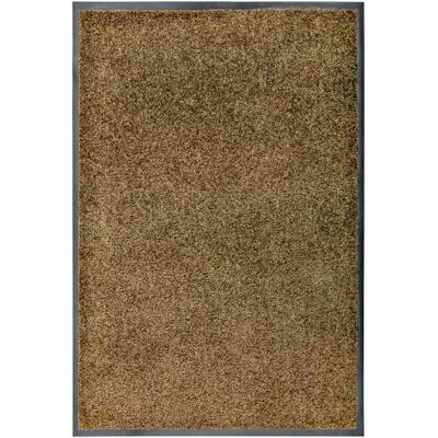 vidaXL Waschbarer brauner Eingangsmatte für Haus und Garten - 60x90 cm vidaXL Waschbarer brauner Eingangsmatte für Haus und Garten - 60x90 cm