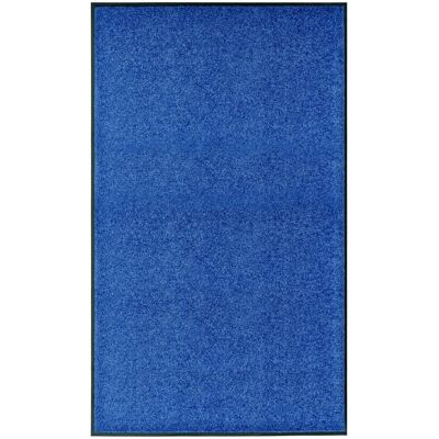vidaXL Blå Vaskbar Dørmåtte - 90x150cm - Indendørs/Udendørs vidaXL Blå Vaskbar Dørmåtte - 90x150cm - Indendørs/Udendørs