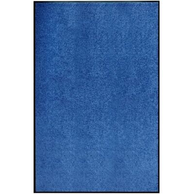 vidaXL Alfombra Lavable Azul 120x180 cm para Entrada Hogar Jardín vidaXL Alfombra Lavable Azul 120x180 cm para Entrada Hogar Jardín