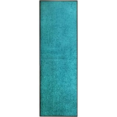 vidaXL Alfombra Lavable Cian - Entrada Interior/Exterior 60x180 cm vidaXL Alfombra Lavable Cian - Entrada Interior/Exterior 60x180 cm