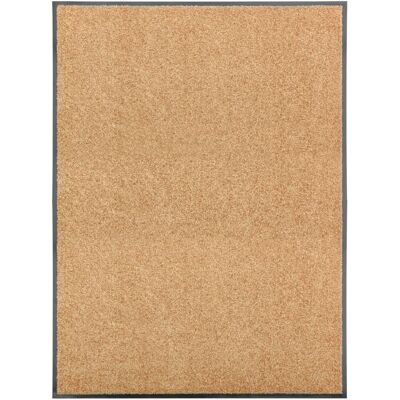 vidaXL Vaskbar dørmåtte creme - Indendørs/udendørs - 90x120 cm vidaXL Vaskbar dørmåtte creme - Indendørs/udendørs - 90x120 cm