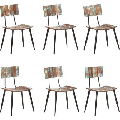 VidaXL 3056369 Chaise de salle à manger en bois recyclé - Chaise de salle à manger VidaXL 3056369 Chaise de salle à manger en bois recyclé - Chaise de salle à manger