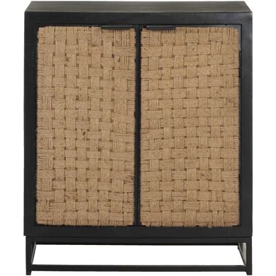 vidaXL Sideboard 60x35x70 cm Massives Mangoholz - Industrieller Stil vidaXL Sideboard 60x35x70 cm Massives Mangoholz - Industrieller Stil