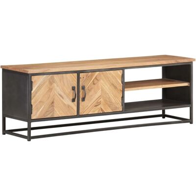 Mobile TV in acacia massiccia marrone - 120x30x40 cm Mobile TV in acacia massiccia marrone - 120x30x40 cm