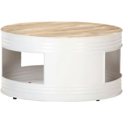 vidaXL 321932 Weiße Mango Couchtisch - Beistelltisch vidaXL 321932 Weiße Mango Couchtisch - Beistelltisch