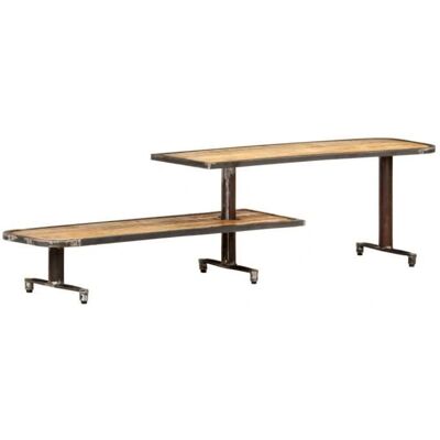 vidaXL Tömmer Mango TV-Schrank 160x30x40 cm - Möbel vidaXL Tömmer Mango TV-Schrank 160x30x40 cm - Möbel