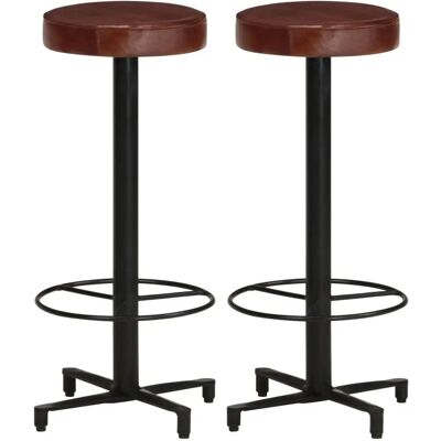 Maisonchic Modell - Leder Barhocker - 40x76cm - Bar Typ Maisonchic Modell - Leder Barhocker - 40x76cm - Bar Typ