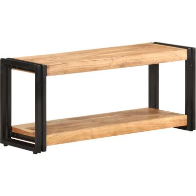 vidaXL TV-Schrank - Akazienholz - 90x30x40 cm - Vintage-Charme vidaXL TV-Schrank - Akazienholz - 90x30x40 cm - Vintage-Charme