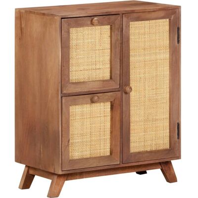 vidaXL Massiivinen mangopuinen sivupöytä 60x35x75 cm - Olohuone vidaXL Massiivinen mangopuinen sivupöytä 60x35x75 cm - Olohuone
