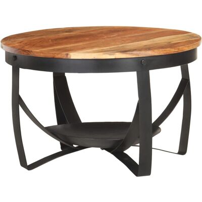 VidaXL 320795 Massives Akazien Holz Couchtisch - Kaffee, Braun - Beistelltisch VidaXL 320795 Massives Akazien Holz Couchtisch - Kaffee, Braun - Beistelltisch