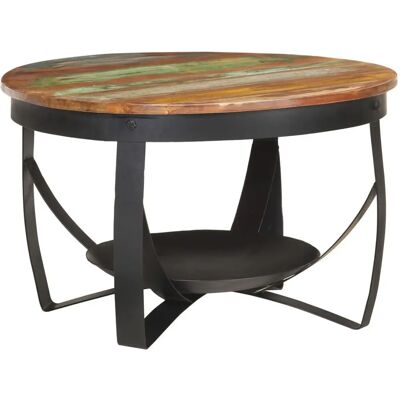 vidaXL Robuster recycelter Holz-Couchtisch - Beistelltisch vidaXL Robuster recycelter Holz-Couchtisch - Beistelltisch