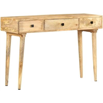 vidaXL Massives Mango-Holz Konsole - 115x35x76 cm - Rustik Stil - Braun vidaXL Massives Mango-Holz Konsole - 115x35x76 cm - Rustik Stil - Braun