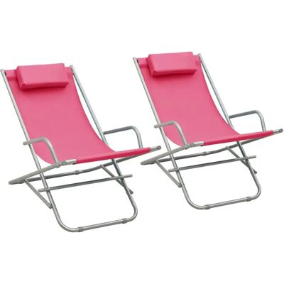 vidaXL 310341 - Garten Schaukelstuhl - Wetterfester Stahl Pink vidaXL 310341 - Garten Schaukelstuhl - Wetterfester Stahl Pink