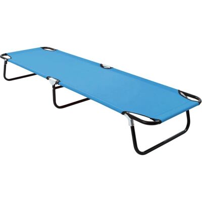 vidaXL Stalowy składany leżak 190 cm - 310348 vidaXL Stalowy składany leżak 190 cm - 310348