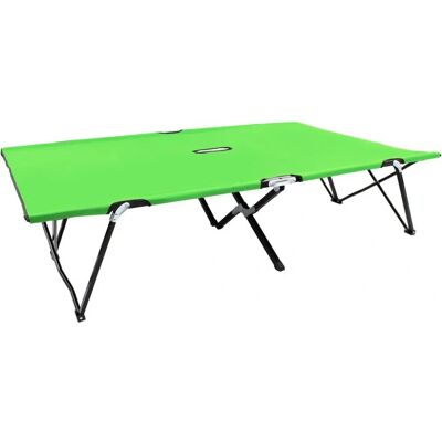 vidaXL 310351 Mebel Ogrodowy Krzesło Lounge Z Wyściełanym Siedzeniem Tkanina Zielona - Krzesło ogrodowe vidaXL 310351 Mebel Ogrodowy Krzesło Lounge Z Wyściełanym Siedzeniem Tkanina Zielona - Krzesło ogrodowe
