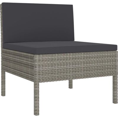 Maisonchic Gartenstühle-Set - Grau - Gartenstühle Maisonchic Gartenstühle-Set - Grau - Gartenstühle