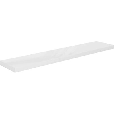 vidaXL Witte Wandplank - 120x23.5x3.8 cm MDF - Wandplank vidaXL Witte Wandplank - 120x23.5x3.8 cm MDF - Wandplank