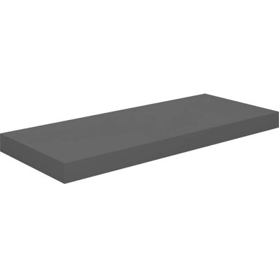 vidaXL 323790 Mensola da Parete MDF Grigia - Per Decorazioni e Libri vidaXL 323790 Mensola da Parete MDF Grigia - Per Decorazioni e Libri