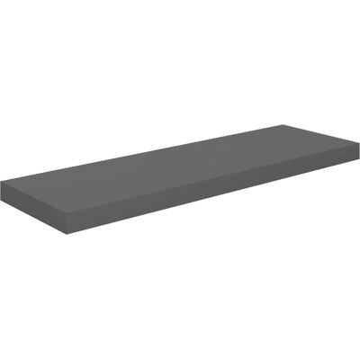 vidaXL Mensola da parete grigia MDF - Mensola da parete vidaXL Mensola da parete grigia MDF - Mensola da parete