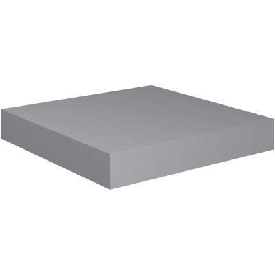 vidaXL Grijze MDF Wandplank - Voor thuisdecoratie vidaXL Grijze MDF Wandplank - Voor thuisdecoratie