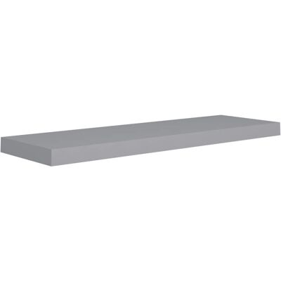 vidaXL Wandplank Grijs - 80x23.5cm - MDF Displayschap vidaXL Wandplank Grijs - 80x23.5cm - MDF Displayschap