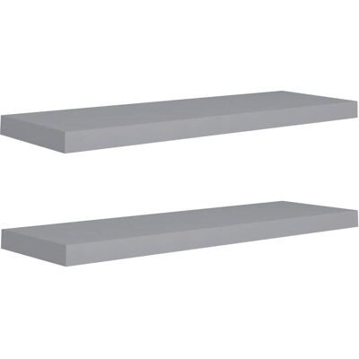 vidaXL Nova Grijze Wandplanken - Wandplanken vidaXL Nova Grijze Wandplanken - Wandplanken