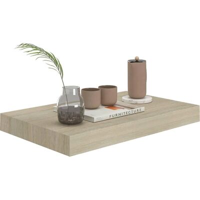 vidaXL 2x Schweberegale Eiche 40x23x3,8 cm MDF Wandregal vidaXL 2x Schweberegale Eiche 40x23x3,8 cm MDF Wandregal