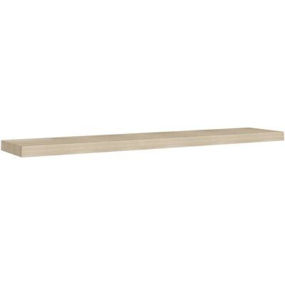 vidaXL Eiken zwevende wandplank 120x23.5x3.8 cm - Plank vidaXL Eiken zwevende wandplank 120x23.5x3.8 cm - Plank
